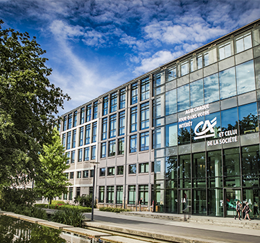 Photo of the Credit Agricole head office