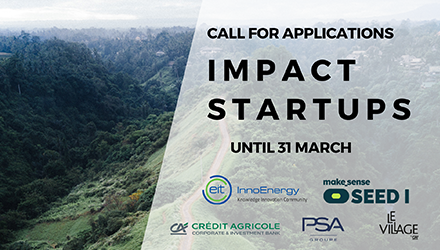 Call for application for sustainable impact startups
