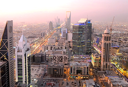 Vue de la ville de Riyadh