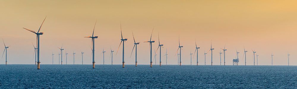 Photo of the Hornsea Offshore Wind Farm