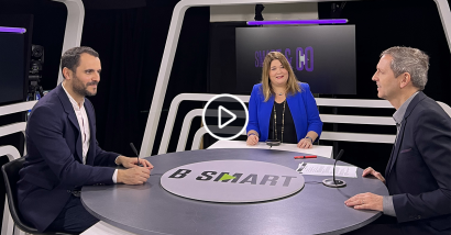 Photo des trois intervenants lors de l'émission SMART & CO